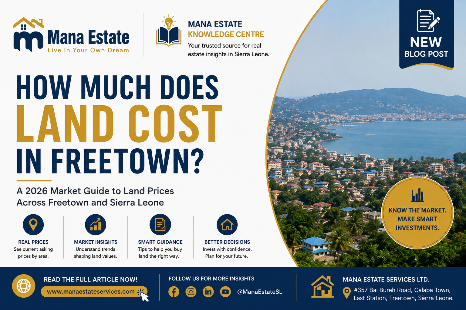 How Much Does Land Cost in Freetown?                                                              A Comprehensive 2026 Market Guide to Land Prices Across Freetown and Sierra Leone